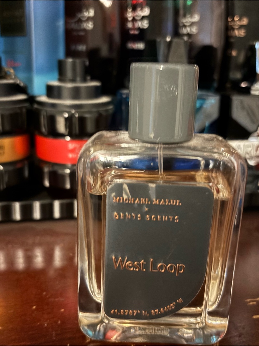 Michael Malul West Loop Eau de Parfum — Gray & Clear Bottle